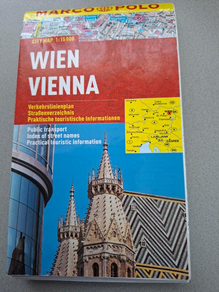 Marco Polo Stadskaart Wenen (Wien Vienna) - Reisgids, Boeken, Reisgidsen, Europa, Ophalen of Verzenden, Zo goed als nieuw, Reisgids of -boek