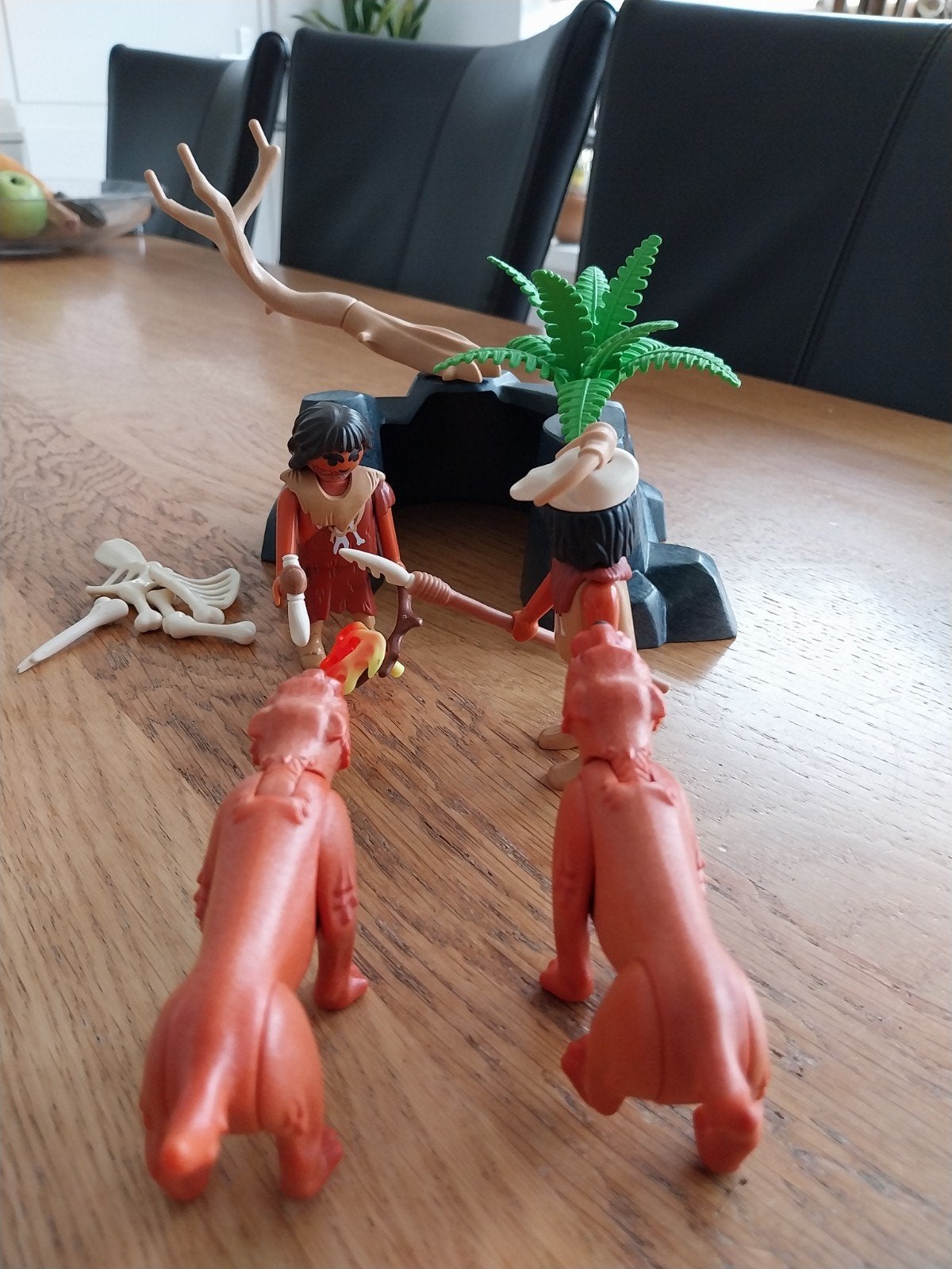 Pkaymobil sabeltandtijgers met krijgers 5102, Kinderen en Baby's, Complete set, Overige typen, Zo goed als nieuw, Historisch