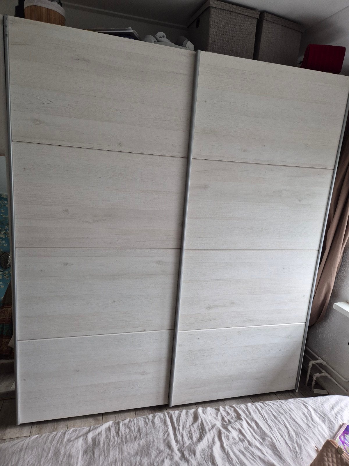 Mooie kledingkast met schuifdeuren 203hx180b, Ophalen