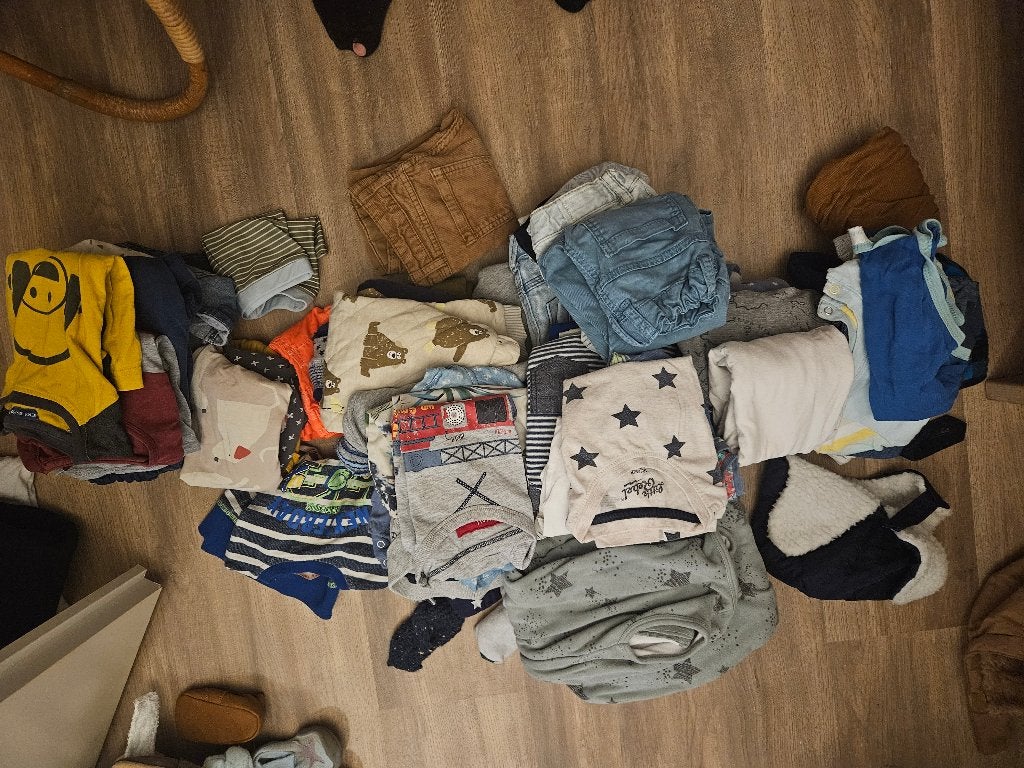 Grote tas kleren, Ophalen, Gebruikt, Maat 86