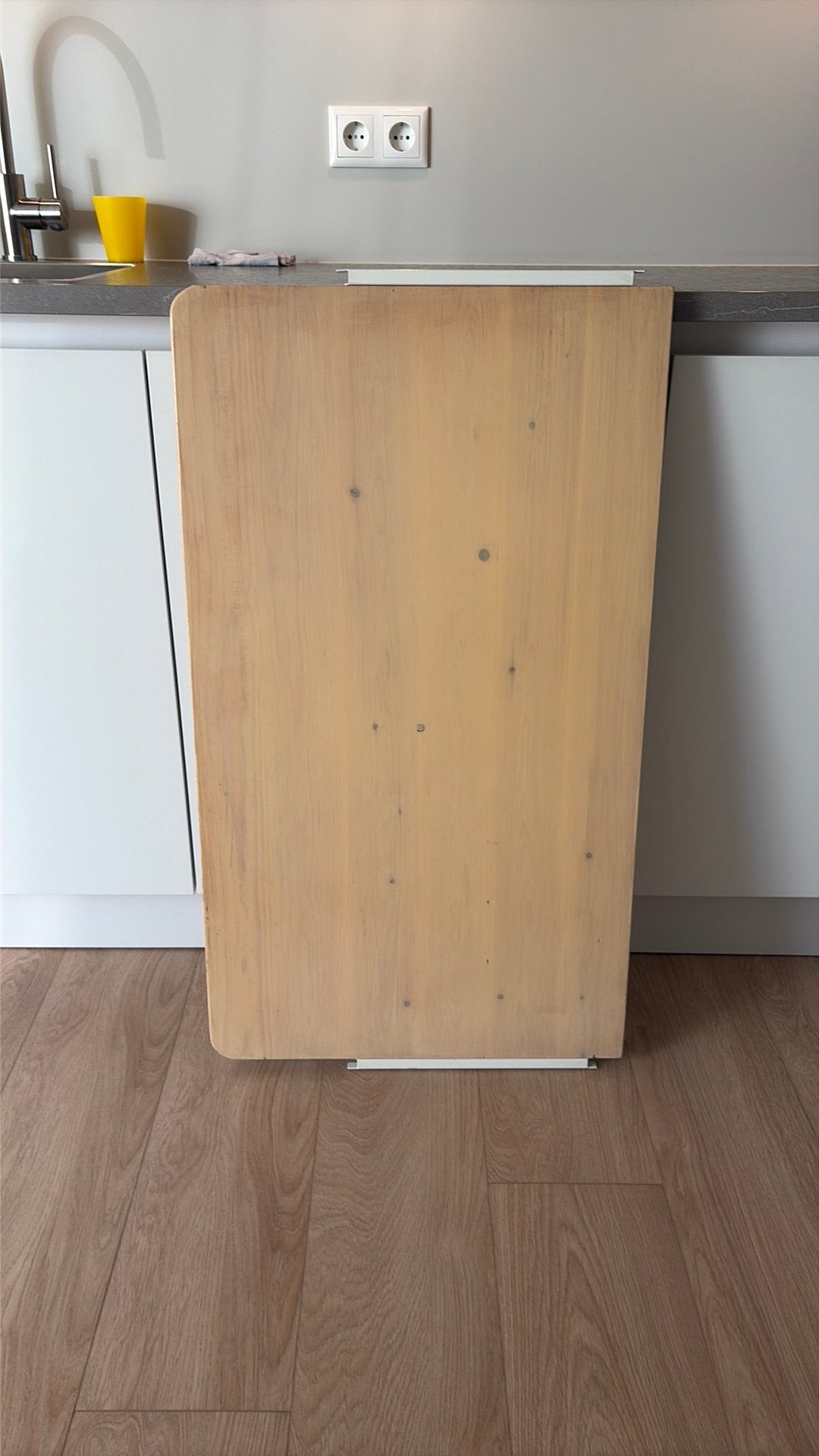 Uitspringend schap 100cm lundia, Ophalen, Gebruikt