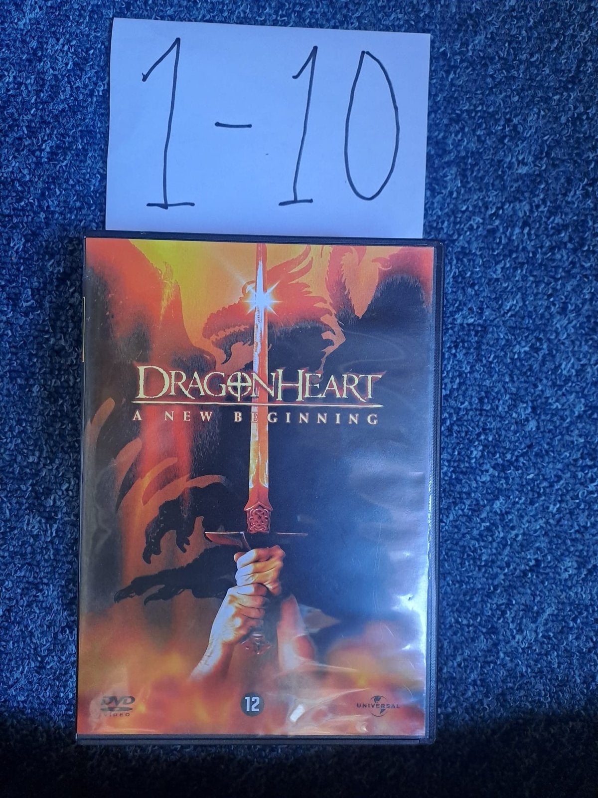 Dragonheart: A New Beginning DVD, Vanaf 12 jaar, Ophalen of Verzenden, Zo goed als nieuw, Overige genres