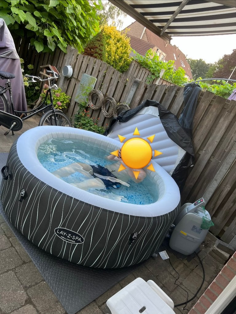 Lay-Z Spa Hollywood Airjet opblaasbare spa - 6 persoons, Ophalen, Zo goed als nieuw, Filter, Opblaasbaar
