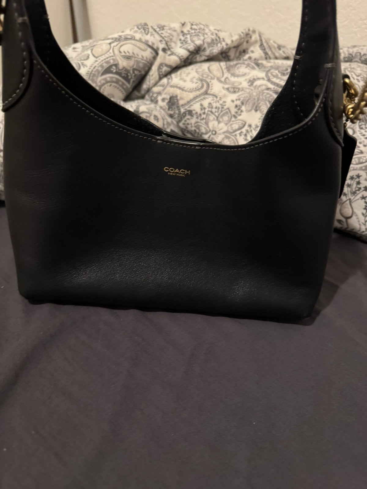 Coach bag, Sieraden, Tassen en Uiterlijk, Verzenden, Zo goed als nieuw, Zwart, Handtas