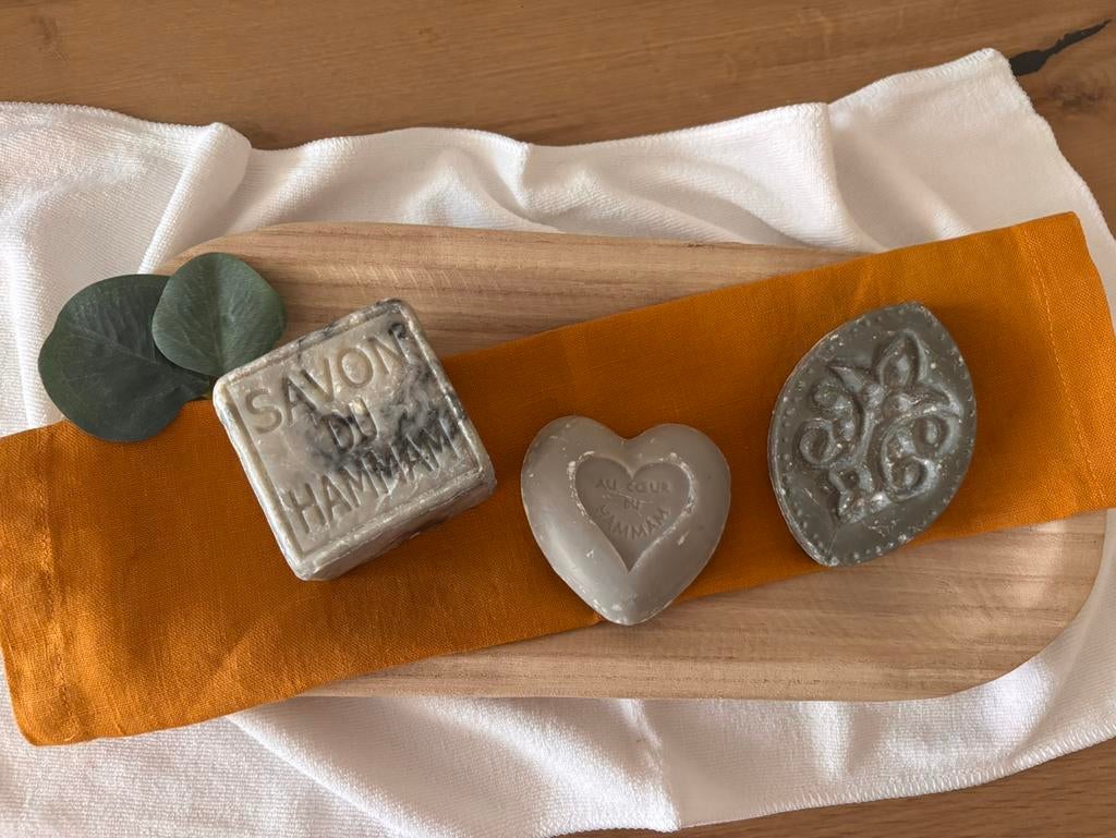 Handgemaakte hammamzeep -cadeau/ wellness, Ophalen of Verzenden, Zo goed als nieuw