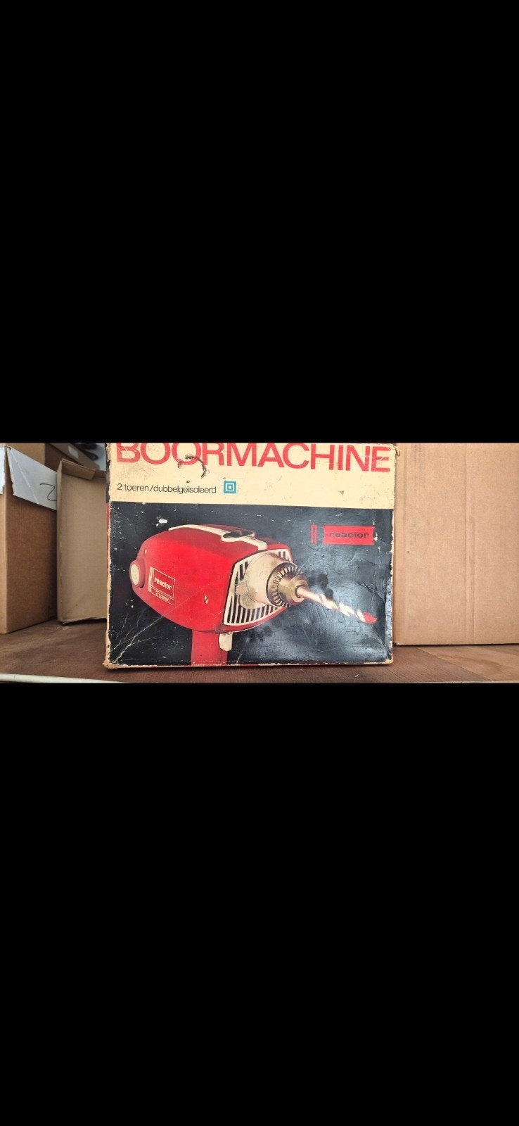 Hem Reactor Boormachine - Vintage Verzamelstuk, Verzamelen, Ophalen of Verzenden, Gebruikt