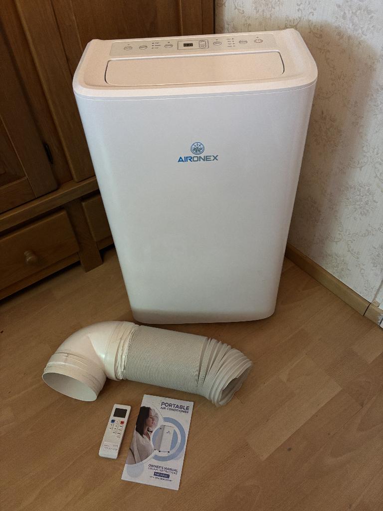 Mobiele Airco Aironex PA33 12000 BTU, Witgoed en Apparatuur, Airco's, Gebruikt, Mobiele airco, Minder dan 60 m³, 3 snelheden of meer