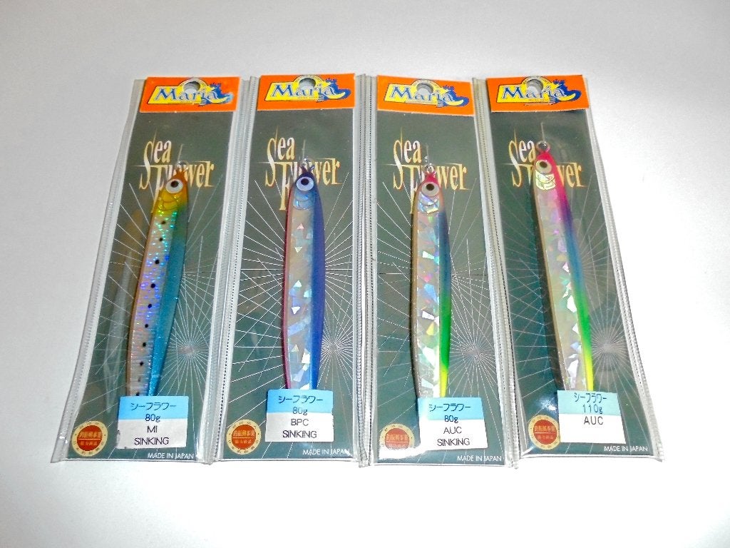 Maria-Yamashita Sea Flower 100g en 80g Vertical en Shore Jig, Ophalen of Verzenden, Nieuw, Overige typen