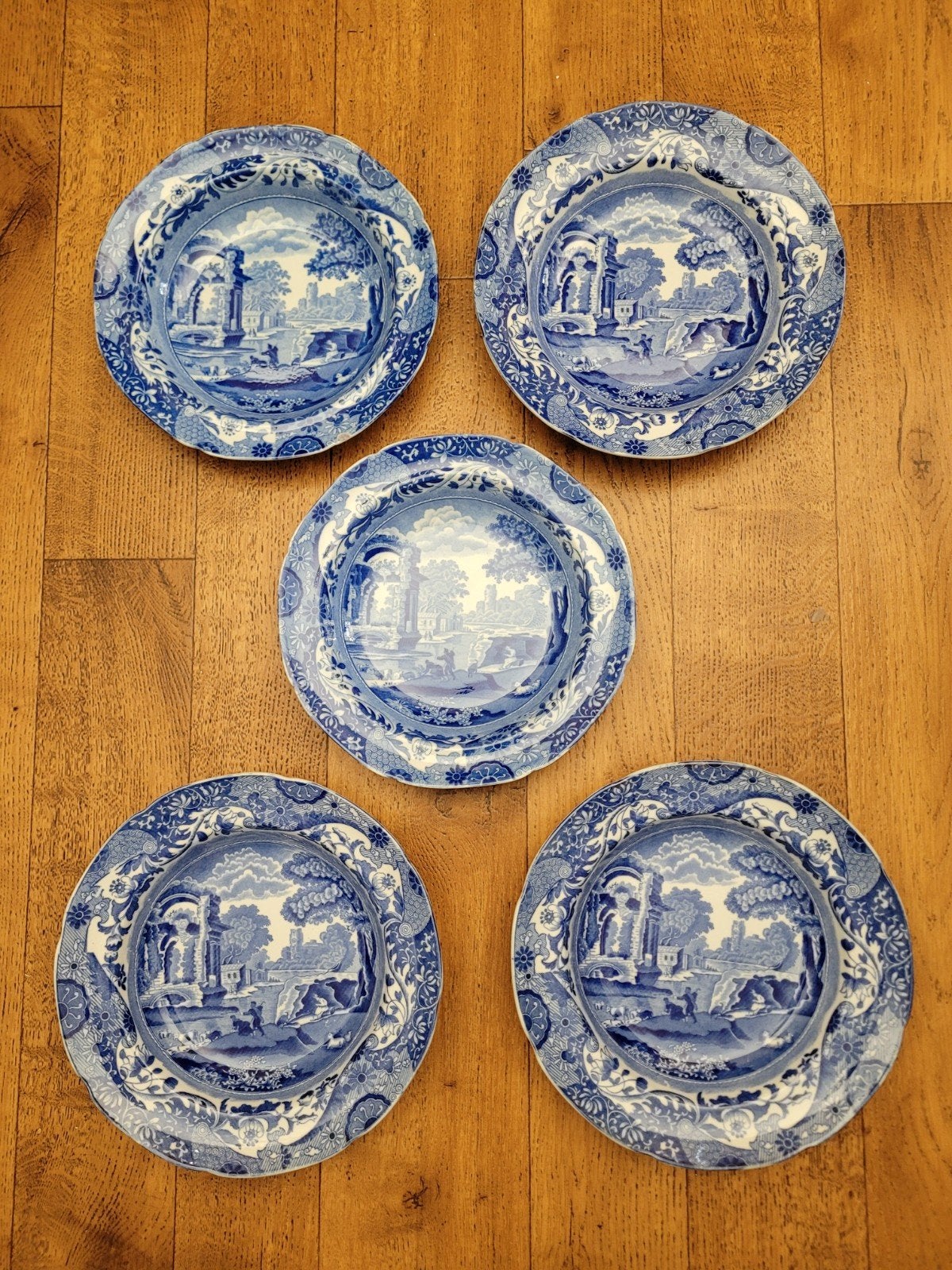 antieke engelse borden "Copeland&Spade", Ophalen of Verzenden
