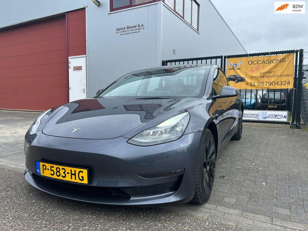 Tesla Model 3 Long Range AWD 75 kWh Auto Pilot Trekhaak, Automaat, 491 km, 351 pk, 150 min