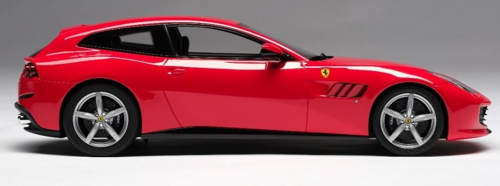 Ferrari GTC4 Lusso Rood 1:18 van Amalgam, Ophalen of Verzenden, Nieuw, Auto, Overige merken