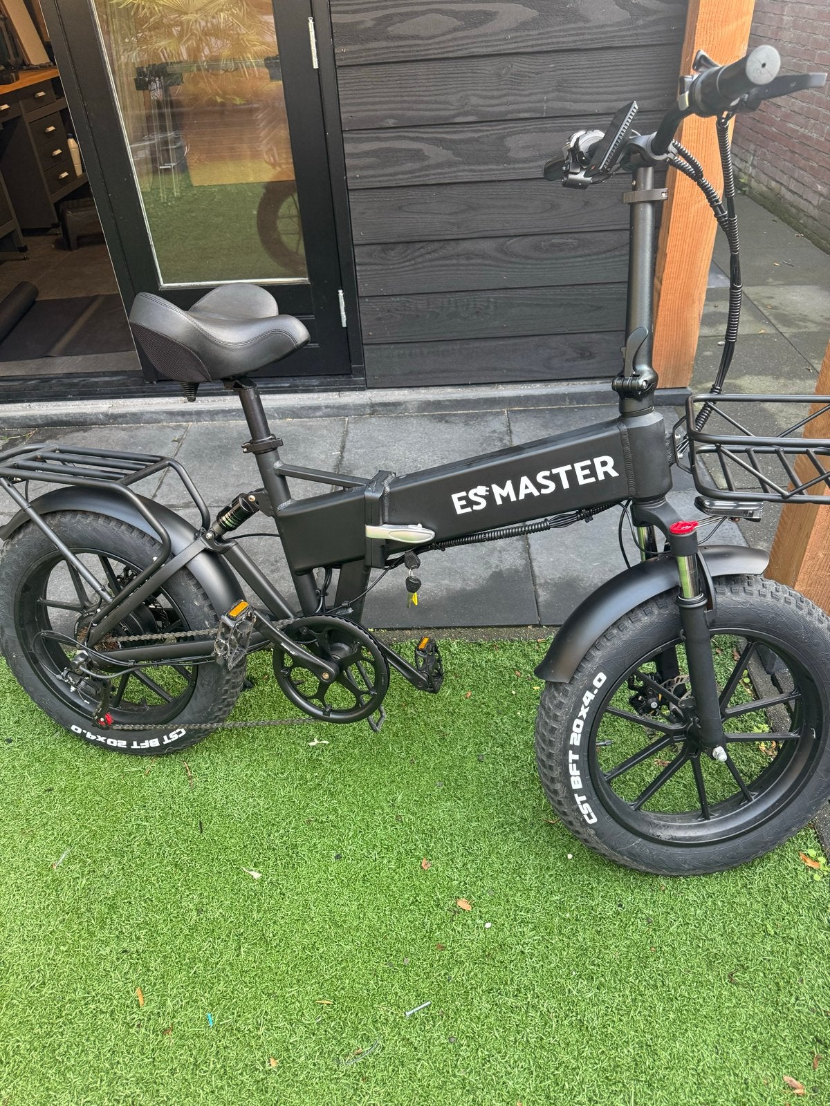 ESMASTER Opvouwbare E-Bike Fatbike - Zo goed als nieuw, Zo goed als nieuw, Minder dan 47 cm, 50 km per accu of meer, Ophalen