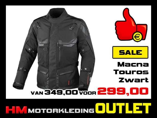 Textiel motorjas Macna Touros All-Season - Zwart, Motoren, Info@huybersmotoren.nl, Jas | textiel, HM - Sale, NL