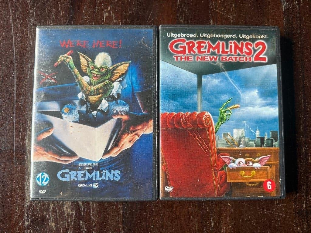 Gremlins 1 en 2 ( 2 DVD's ), Vanaf 12 jaar, Ophalen of Verzenden, Zo goed als nieuw, Actiekomedie