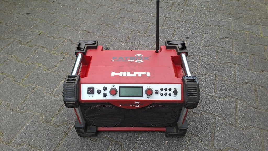 Hilti Perfect Pro FATBOX Bouwradio Radio, Audio, Tv en Foto, Radio's, ., Ophalen of Verzenden, Zo goed als nieuw, Bouwradio