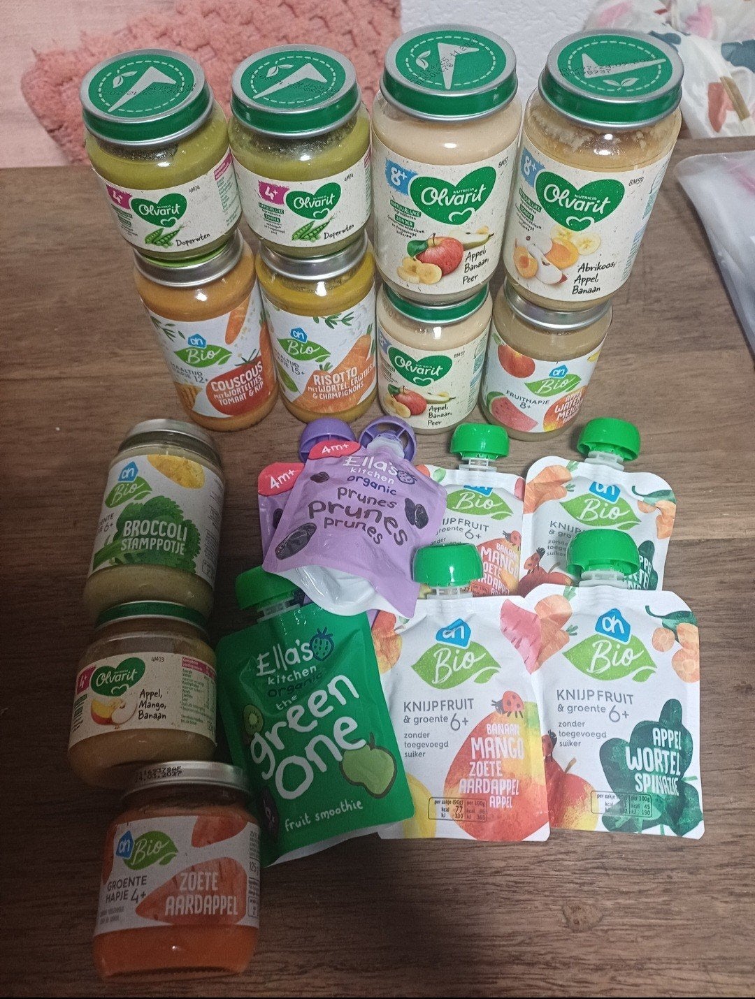 Gratis Babyvoeding pakket: Olvarit, AH Bio, Ella's Kitchen, Ophalen, Nieuw, Overige typen