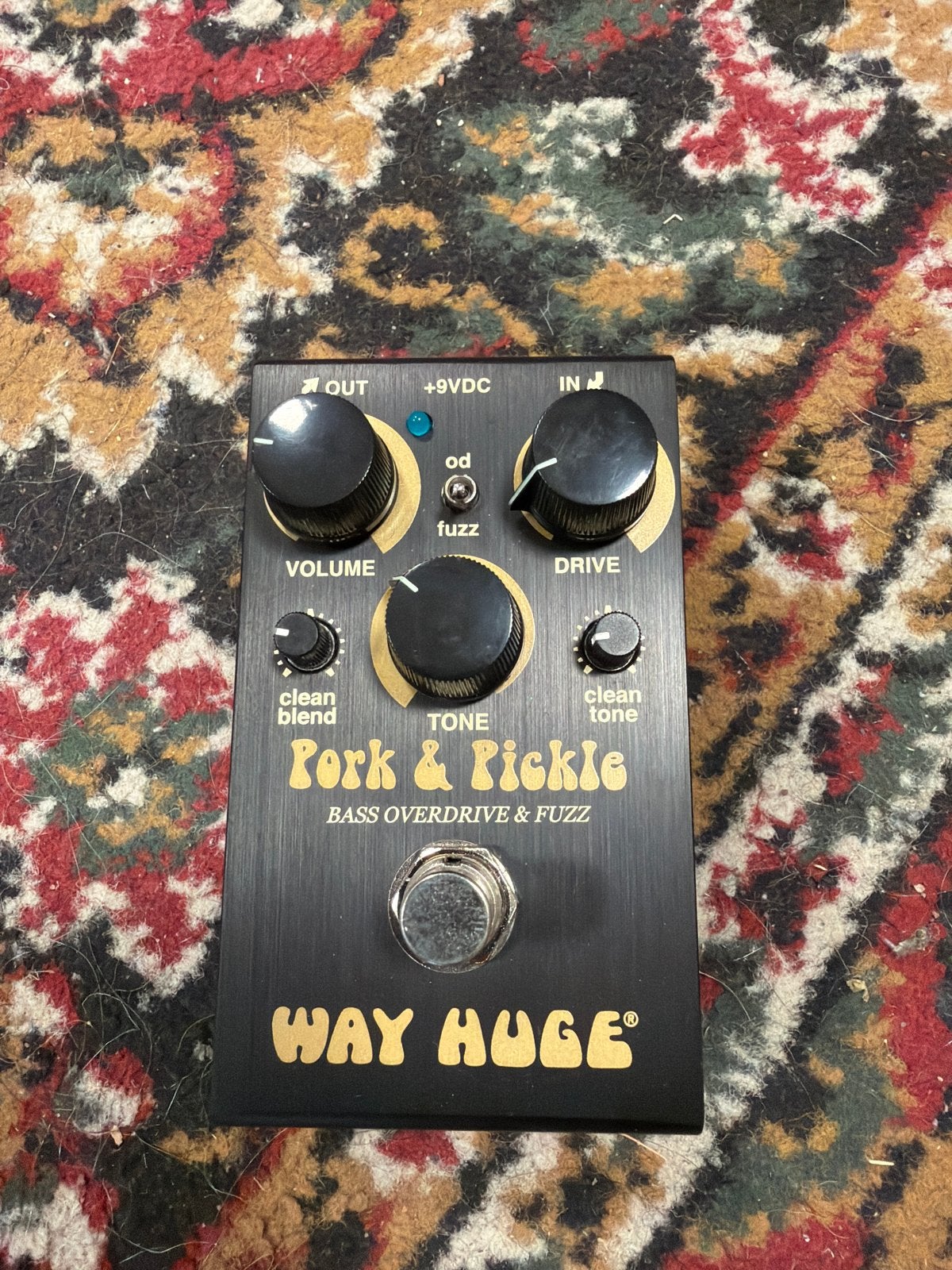 Way Huge WM91 Pork & Pickle Smalls Bass Overdrive & Fuzz, Muziek en Instrumenten, Effecten, Ophalen of Verzenden, Zo goed als nieuw