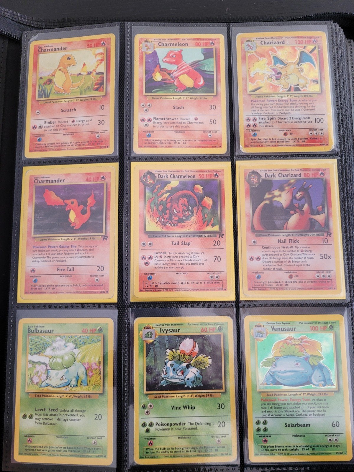 Grote verzameling Pokémon kaarten (vintage) in map, Ophalen of Verzenden, Gebruikt, Meerdere kaarten
