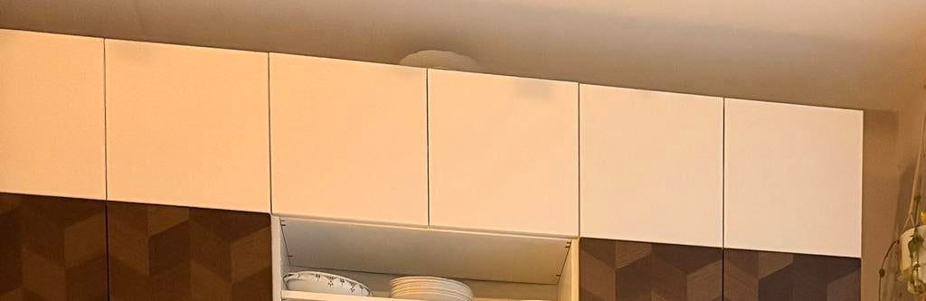 8 Veddinge keuken front deurtjes 40x40 wit ikea, Ophalen