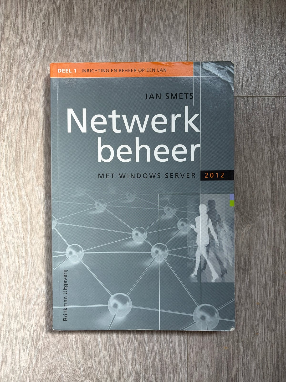 Netwerkbeheer met Windows Server - Jan Smets, Boeken, Ophalen of Verzenden, Beta, Zo goed als nieuw, MBO