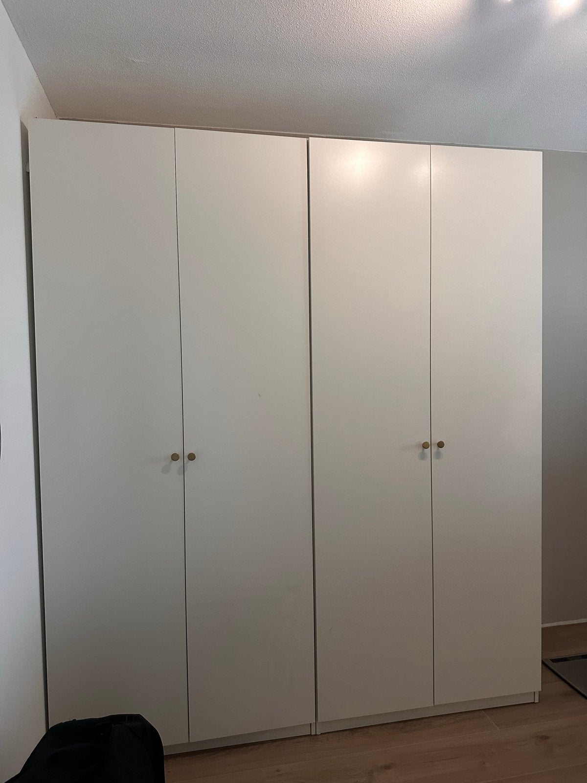 4 witte IKEA Pax kast deuren 50x229 cm (zonder scharnieren), Ophalen, Overige materialen, Gebruikt, 200 cm of meer