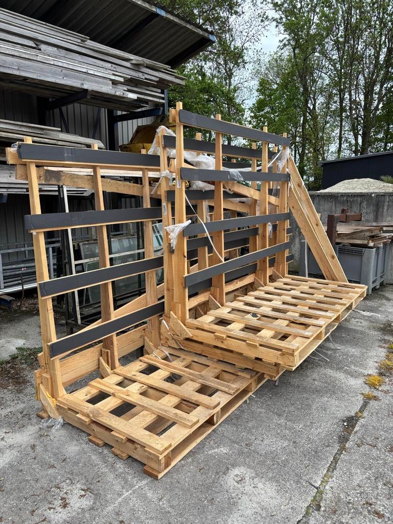Houten bokken voor opslag of transport van kozijnen, Ophalen, Gebruikt, Overige typen, 50 mm of meer