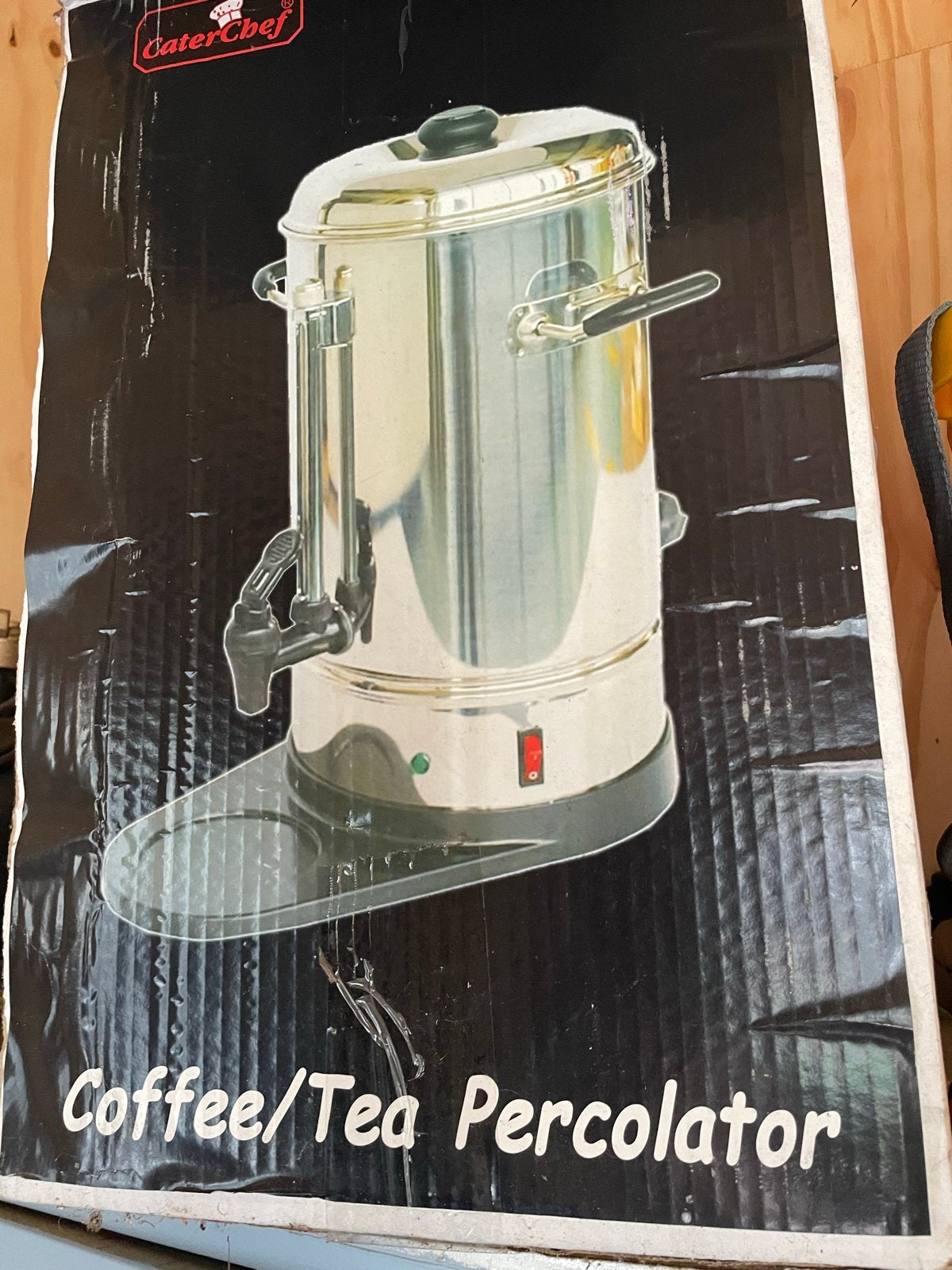 CaterChef 6 liter Koffie/Thee Percolator, Ophalen, Overige modellen, Overige typen, 10 kopjes of meer