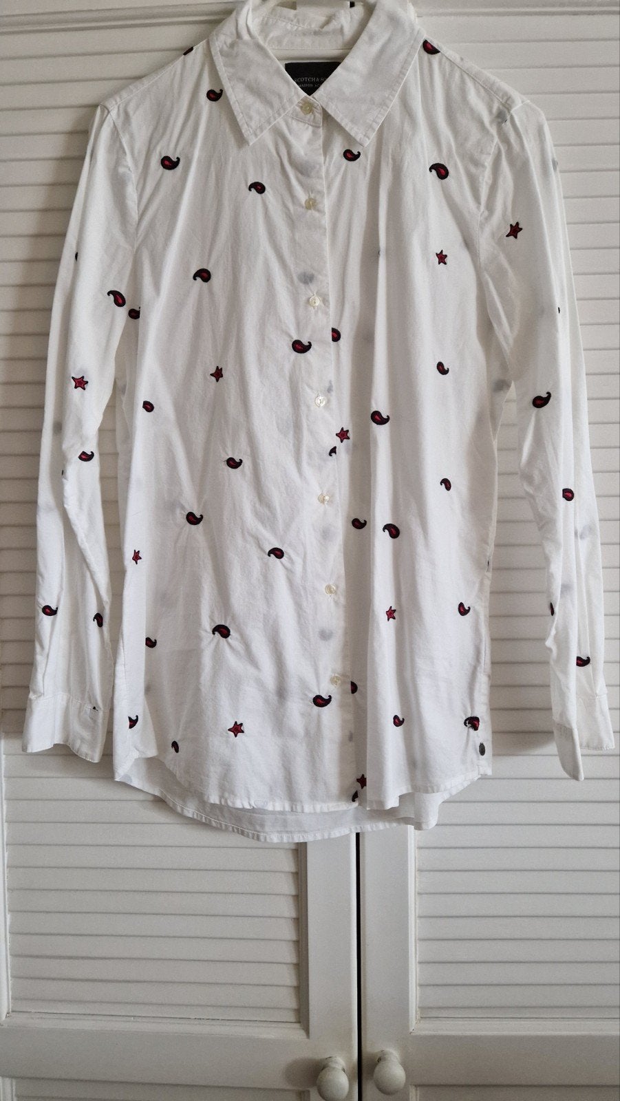 Scotch&Soda blouse maat xs, Kleding | Dames, Ophalen, Wit, Scotch & Soda, Maat 34 (XS) of kleiner
