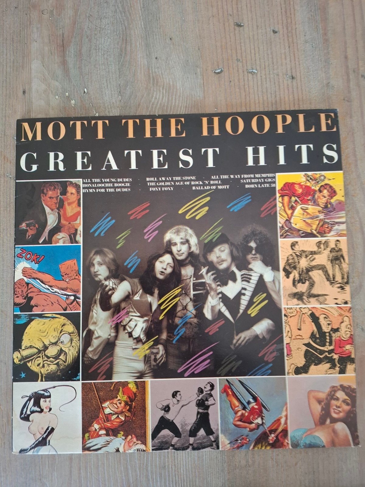 Mott the Hoople - Greatest hits Lp, Cd's en Dvd's, Ophalen of Verzenden, Gebruikt, 12 inch, Poprock