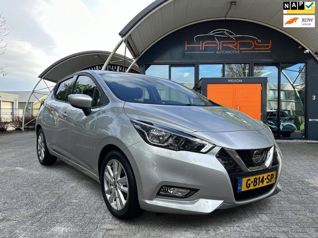 Nissan Micra 1.0 IG-T N-Connecta Apple Carplay Navigatie Rij, Auto's, Nissan, Voorwielaandrijving, Origineel Nederlands, 999 cc