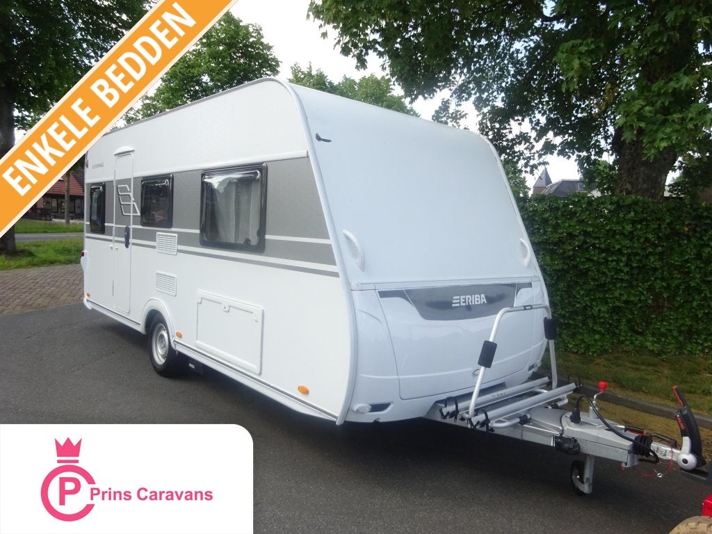 Eriba Living 450 Enkele Bedden+Mover, Standaardzit, Bedrijf, 4 tot 5 meter, Overige typen
