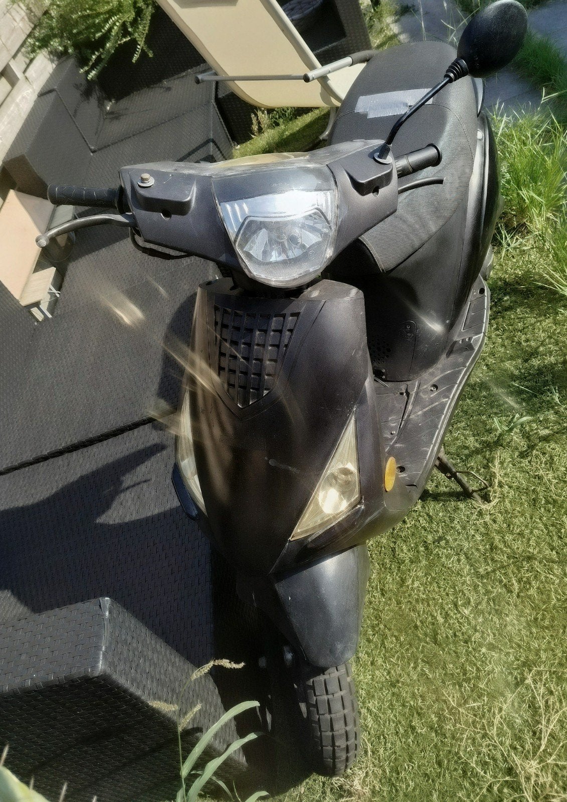 Zwarte Turbho CZ-50 Scooter (2017) Lichtgewicht ~ Opknapper, Gebruikt, Benzine, Ophalen, Overige merken