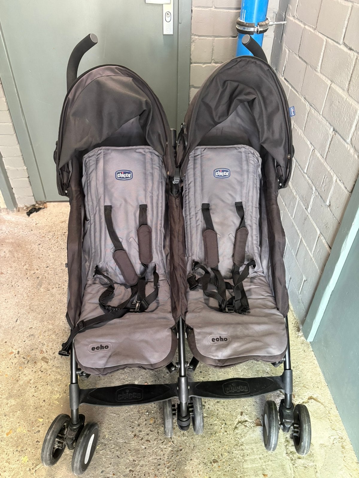 Chicco Echo Duobuggy – Nette staat – €90, Ophalen, Zo goed als nieuw, Kinderwagen of Buggy