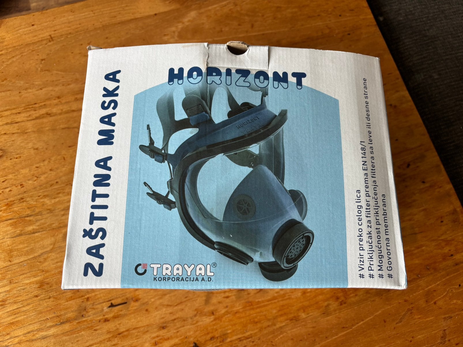 Gasmasker met 3 filters nieuw, Ophalen, Nieuw