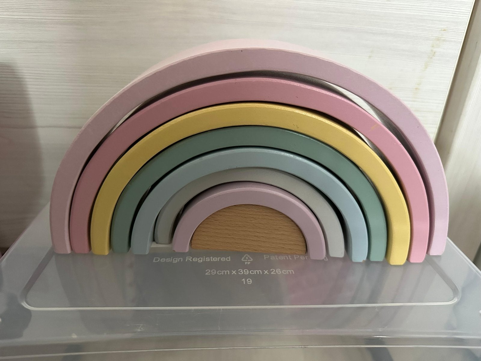 Houten regenboog, Kinderen en Baby's, Speelgoed | Houten speelgoed, Ophalen, Zo goed als nieuw