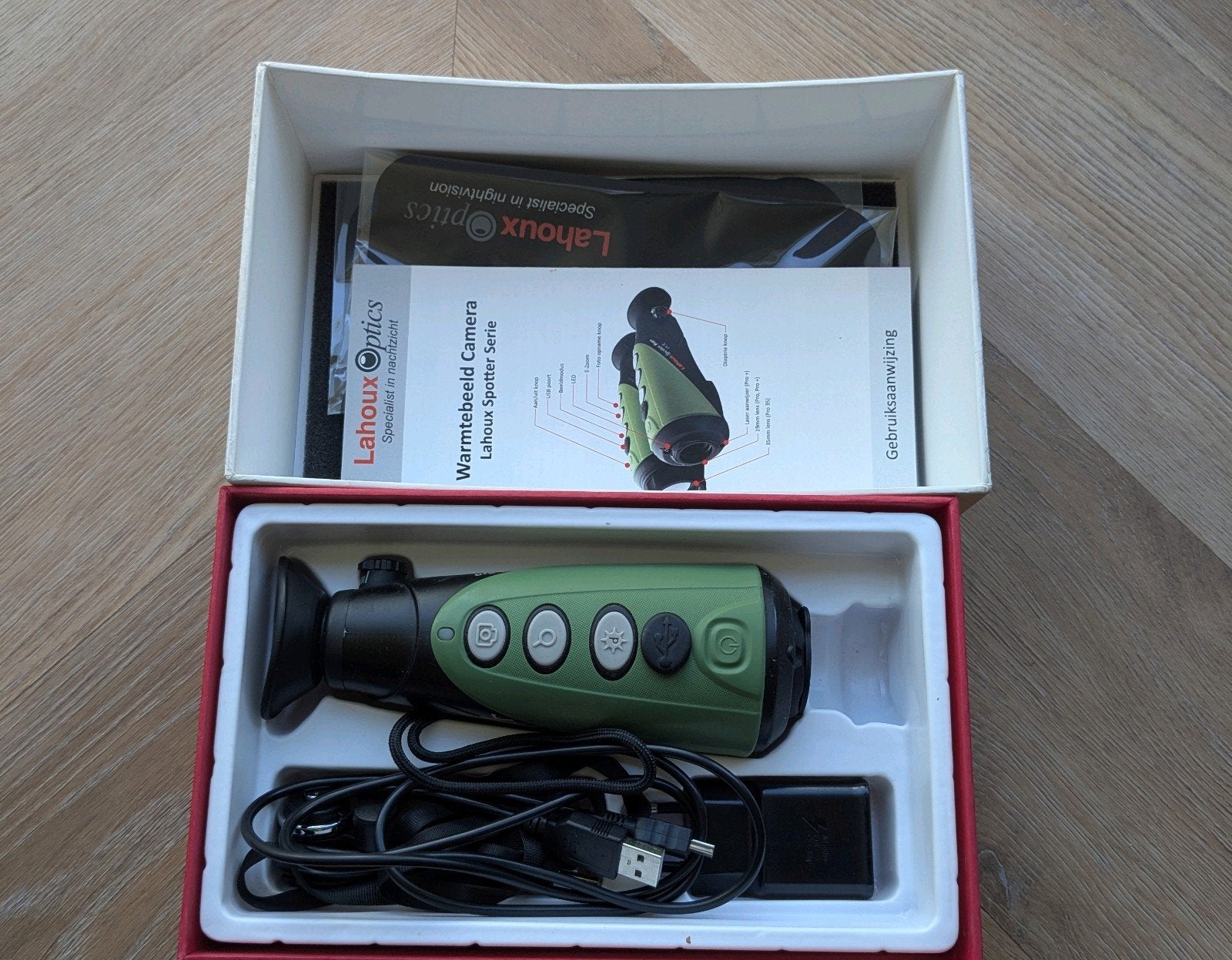 Lahoux Spotter Pro Warmtebeeldcamera, Audio, Tv en Foto, Ophalen, Minder dan 8x, Overige typen, Zo goed als nieuw