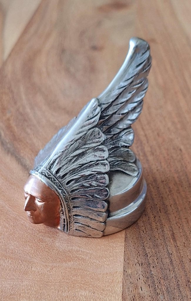 Pontiac Indian Chief Radiator Cap uit 1926., Ophalen of Verzenden, Gebruikt, Auto's
