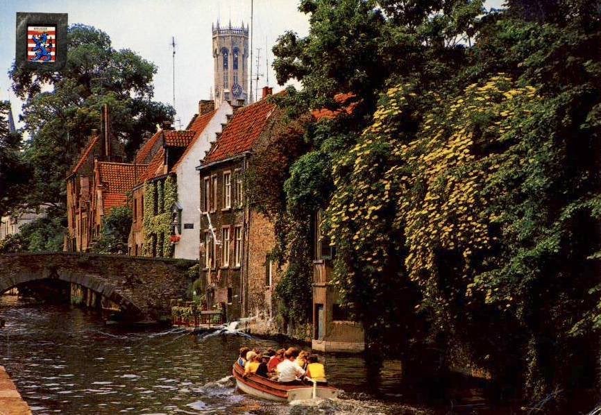 Brugge - Groene Rei, Ophalen of Verzenden, 1960 tot 1980, Gelopen, Antwerpen