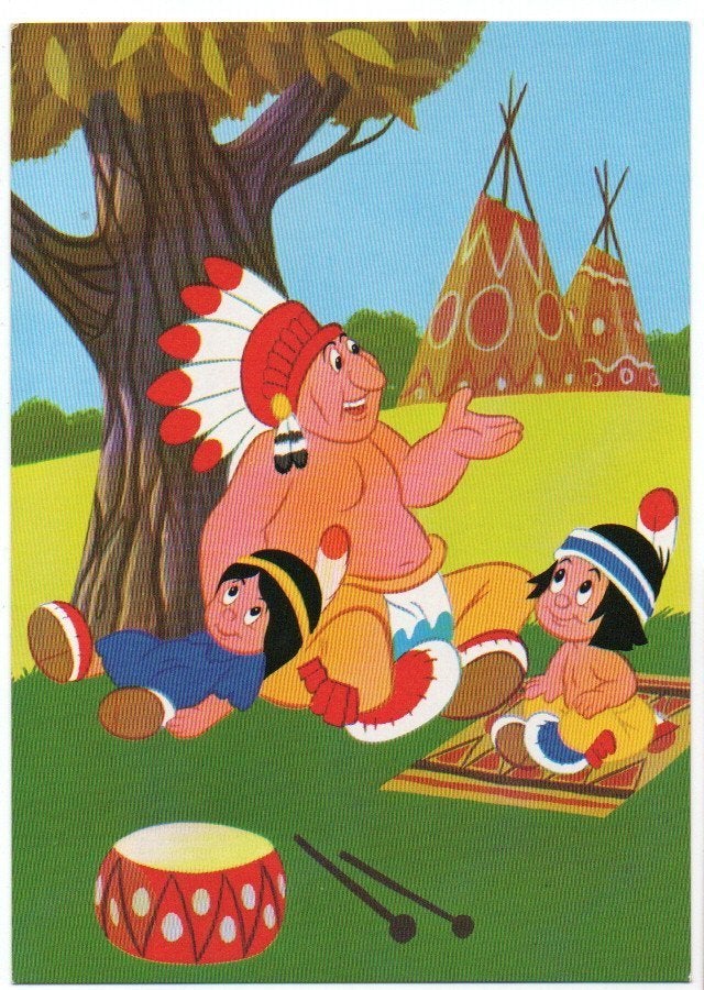 Disney (14) Hiawatha Zilverslang en Opperhoofd, Ophalen of Verzenden, 1980 tot heden, Ongelopen, Sterren en Beroemdheden