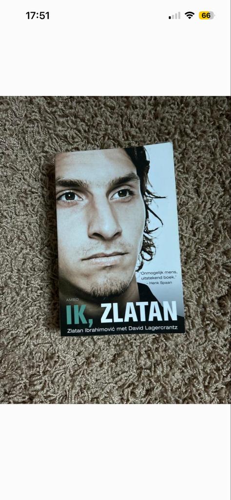 IK, ZLATAN - Zlatan Ibrahimović biografie, Boeken, Ophalen of Verzenden, Zo goed als nieuw, Sport