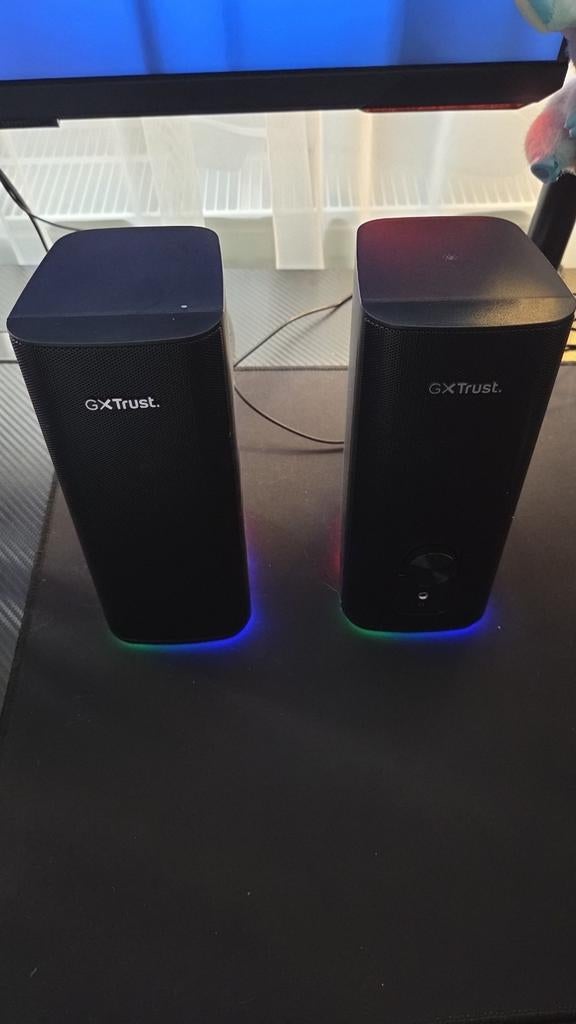 Trust GXT 612 Cetic - 2.0 PC Speakers met Bluetooth & RGB, Ophalen, Gebruikt, TRUST
