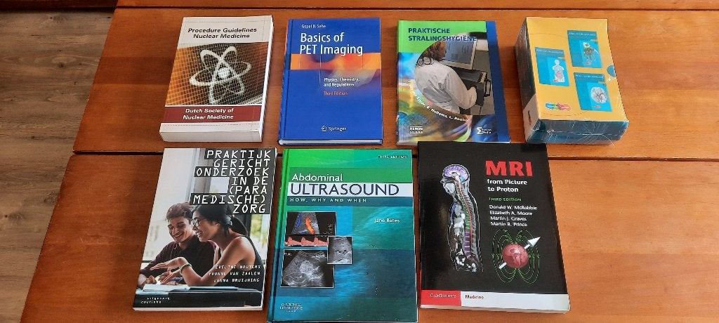 Studieboeken opleiding MBRT, Boeken, Diverse, Zo goed als nieuw, Beta, HBO
