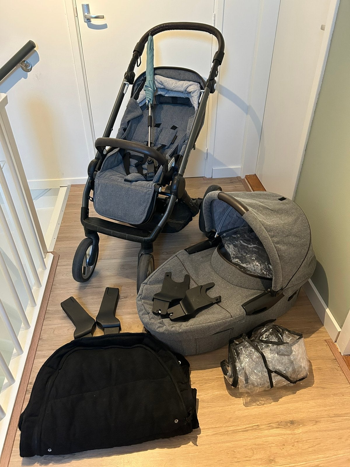 Kinderwagen Mutsy Evo compleet, Ophalen, Gebruikt, Combiwagen, Mutsy