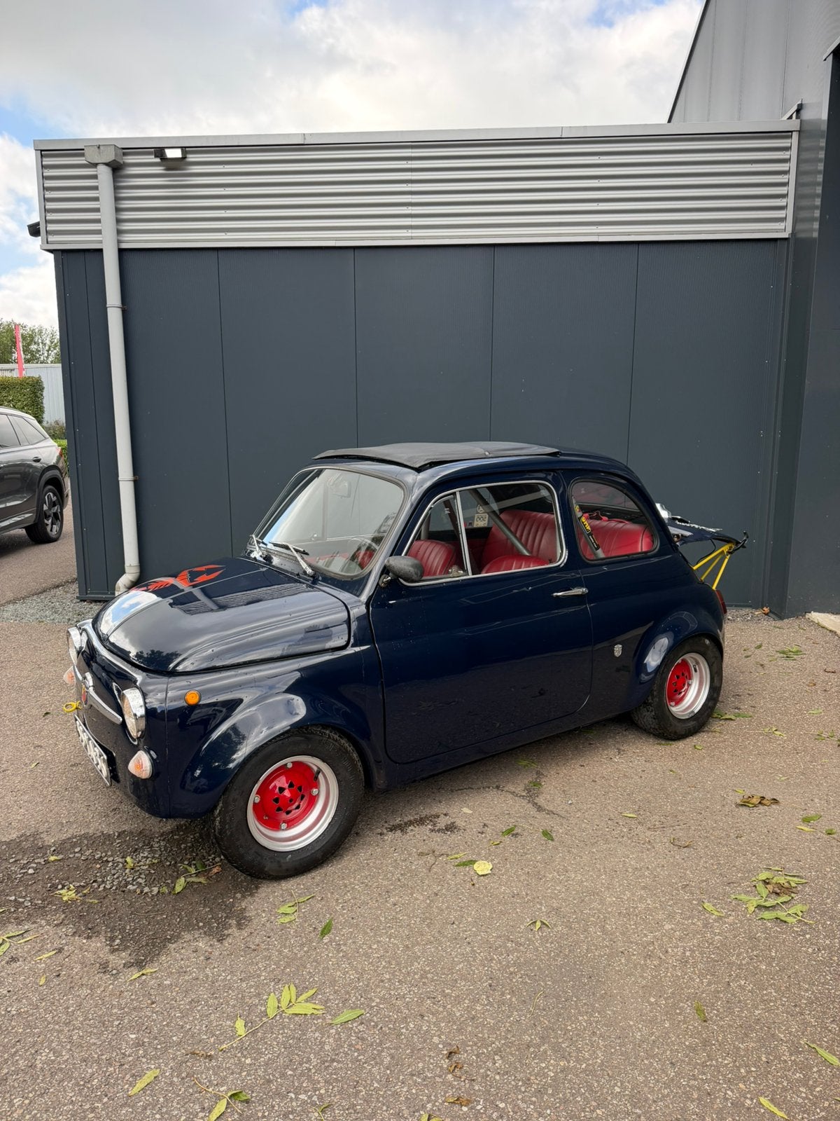 Fiat 500 oldtimer – Abarth Look – 650cc – Uniek Exemplaar, foto 3