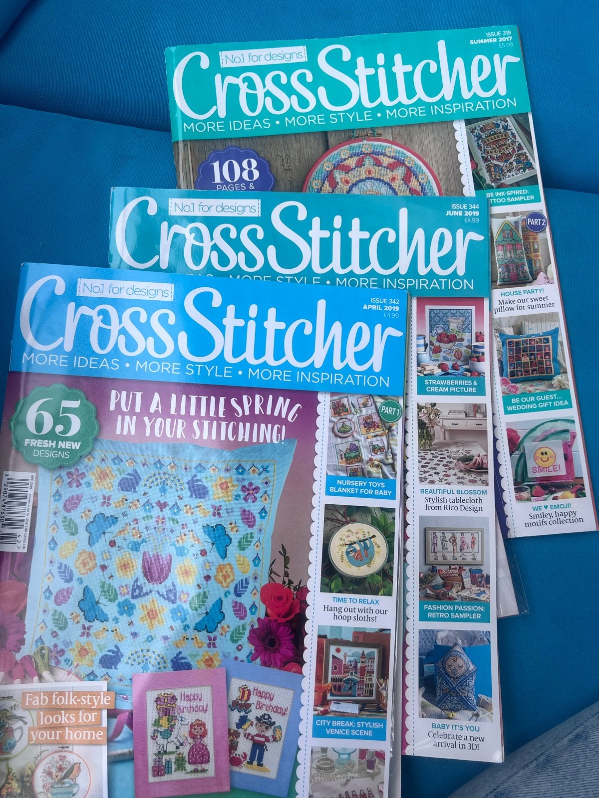 Cross Stitcher Tijdschriften met Borduurpakketten, Ophalen of Verzenden, Gebruikt, Handborduren, Borduurpakket