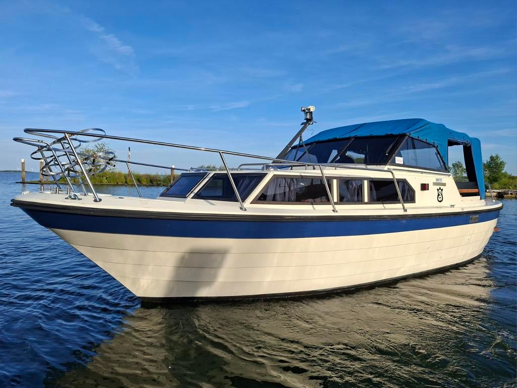 Skarpnes 30 Noorse Spitsgatter met boegschroef, Watersport en Boten, Gebruikt, Ophalen of Verzenden, 9 tot 12 meter, 50 pk of meer