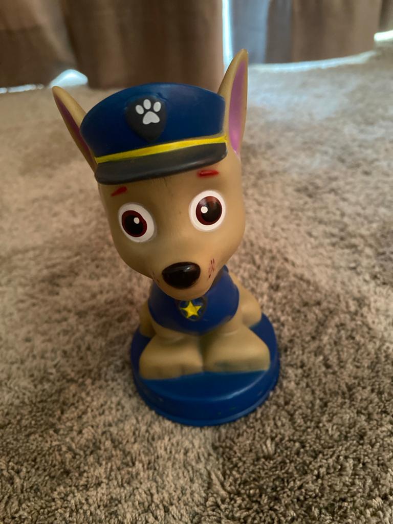 Paw Patrol Chase Nachtlampje - Werkt nog perfect!, Ophalen of Verzenden, Gebruikt, Jongen of Meisje