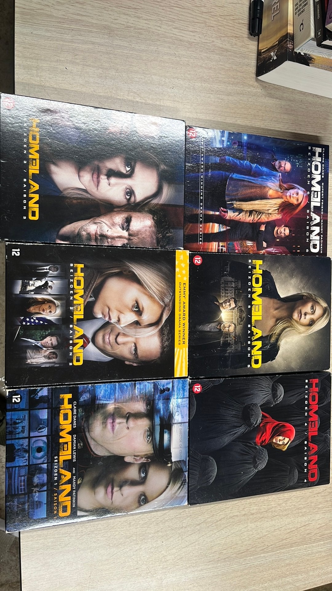 Homeland seizoen 1-6, Ophalen of Verzenden, Gebruikt