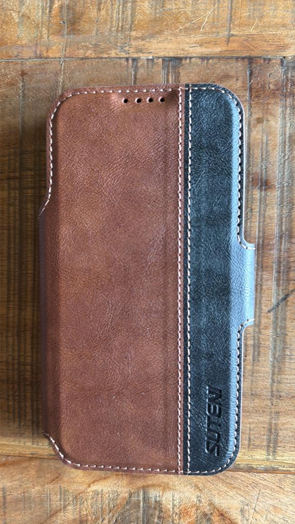 Luxe iPhone 17 Pro Hoesje - Bruin Kunstleer met Pasjeshouder, Pasjeshouder, IPhone 17, Overige merken, Bruin