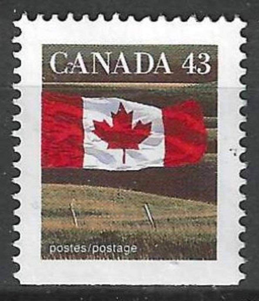 Canada 1992 - Yvert 1298a - Canadese vlag en de prairie (ZG), Verzenden, Postfris, Noord-Amerika
